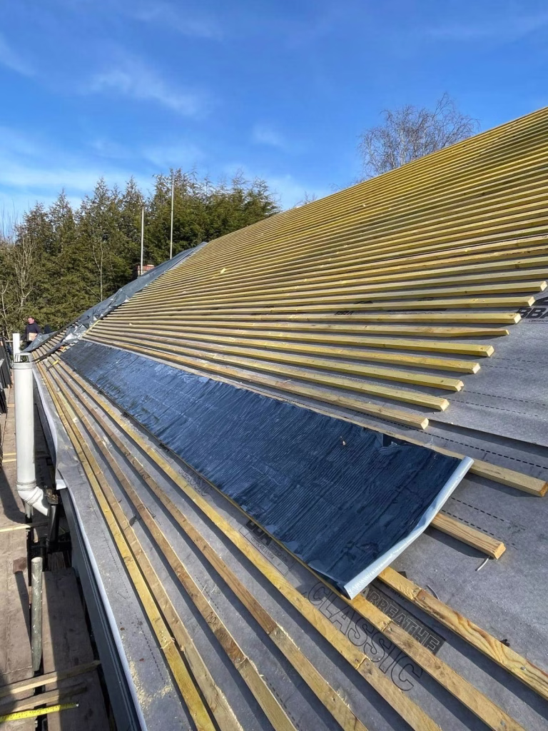 In-Roof Solar & Tesla Powerwall Installation in progress 1